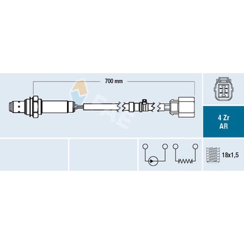 Lambda sonda FAE 75609