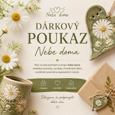 Dárkový poukaz Nebe doma ⭐ varianta: 500