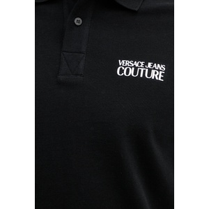 Versace Jeans Couture Памучна тениска с яка (78GAG623.J0003) - answear - 174,05 лв