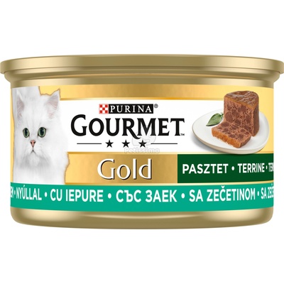 Gourmet Gold Месни парченца в пастет 12 x 85 г Заешко
