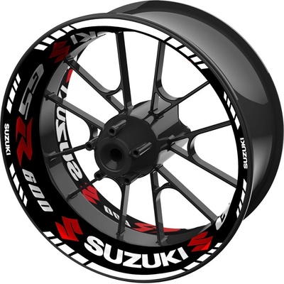 SEFIS jednodielne polepy na kolesá SUZUKI GSR 600 čierná