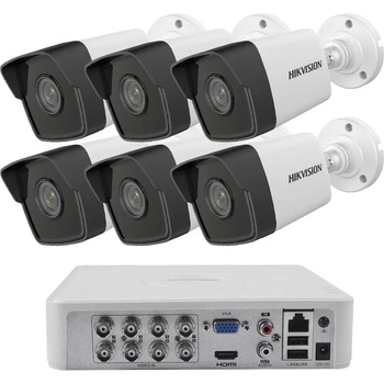HIKVISION Комплект ZK6630W с 6 Камери 2MP Ultra-Low Light и 1TB Диск (ZK6630W)