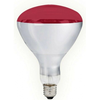 Asalite ASAL0041 Infračervená žiarovka E27 150 W G120 Červená