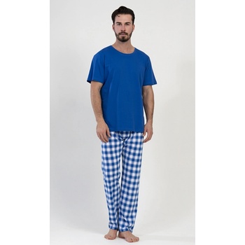 Karel pánské pyžamo kr.rukáv modré