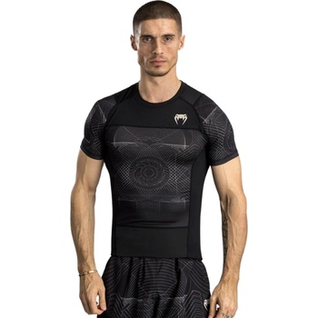 VENUM Рашгард Venum G-Fit Air Men's Short Sleeve Rashguard - Deep Black/Desert Sand - XXL