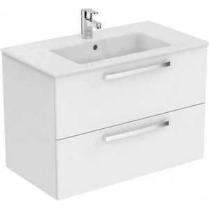 Ideal Standard Tempo стенен шкаф за мивка 81 см, бледо бял (E3242WG)