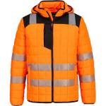Portwest hi-vis pw3 t165 / Мъжко светлоотразително ватирано яке - оранжево s (t165obrs)
