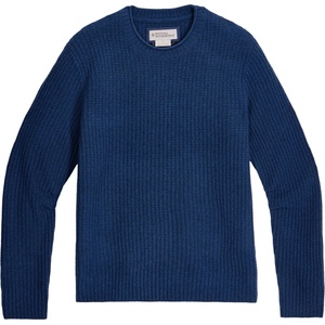 Royal Robbins Мъжки вълнен пуловер Royal Robbins Rockcraft Waffle Crew Merino jumper - Oceana Htr (005-6655-0412)