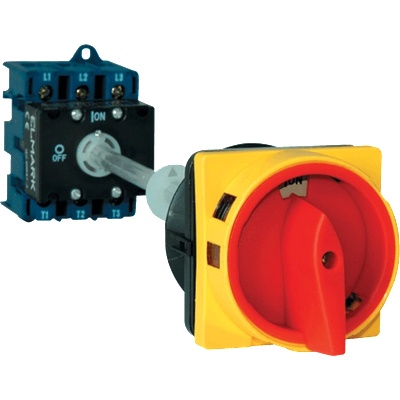 ELMARK ПАКЕТЕН ПРЕКЪСВАЧ lw30-40 40А 3p+УДЪЛЖИТЕЛ+ЗАКЛЮЧВ (492033)