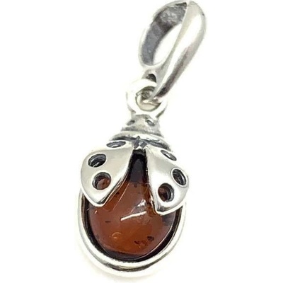 Jan Kos Jewellery Stříbrný přívěsek s jantarem 12125451