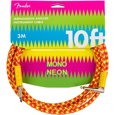 Fender MonoNeon Instrument Cable A/S 3m