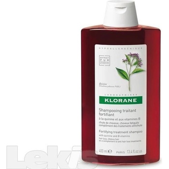 Klorane Shampooing À La Quinine & Edelweiss BIO šampón s chinínom a bio plesnivcom alpským 400 ml