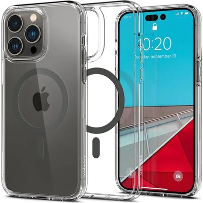 Spigen Ultra Hybrid MagSafe Case - хибриден кейс с висока степен на защита с MagSafe за iPhone 14 Pro (прозрачен-графит)