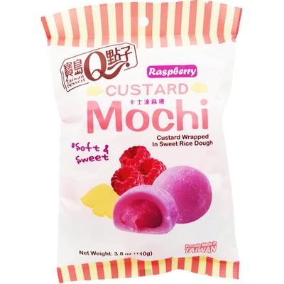 Q Brand Mochi Custard raspberry 110 g – Zbozi.Blesk.cz