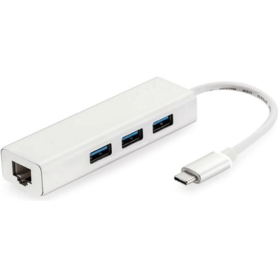 Mobilly USB-C към RJ45 (Ethernet) и 3x USB 2.0 адаптер