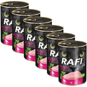 RAFI Cat Възрастни Пате с Пуйка 6 x 400 г