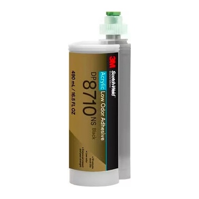 DP8710NS 3M Scotch-Weld akrylové lepidlo s nízkym zápachom, čierne, 490 ml