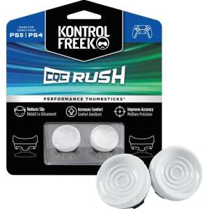 KontrolFreek Performance Thumbsticks CQC Rush White Геймърски комплект за PlayStation 5 Dual Sense и PlayStation 4 Dual Shock (WH-8699-PS5)