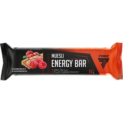 Trec Nutrition Muesli Energy Bar [30 грама] Малина - Червена боровинка