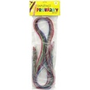 Teddies Zaplétací provázky/bužírky třpytivé glitter 100cm v sáčku