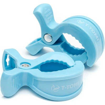 T-TOMI Kočíkový kolíček pastel blue/modrý