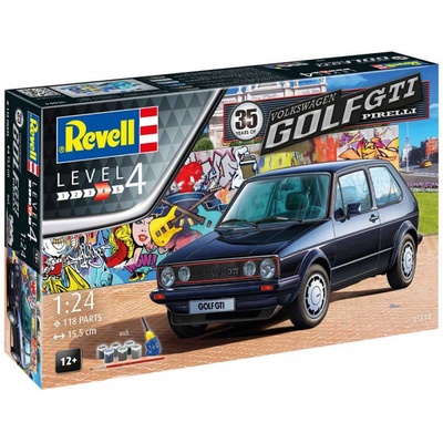 Revell VW Golf I GTi Pirelli 35 Years 1:24