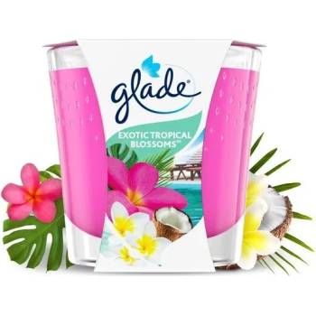 Glade Ароматна свещ 129гр - Тропически цветя (3352)