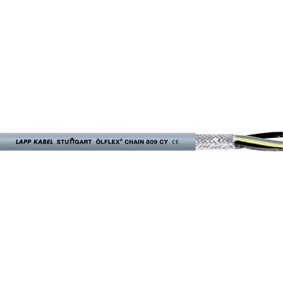 Lapp 1026759/100 pro energetické řetězy CHAIN 809 CY 2 x 0.75 mm² šedá 100 m
