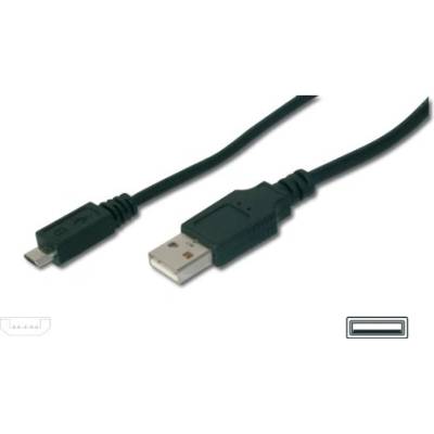 Digitus AK-300110-010-S USB 2.0 A samec na USB microB samec, 1m