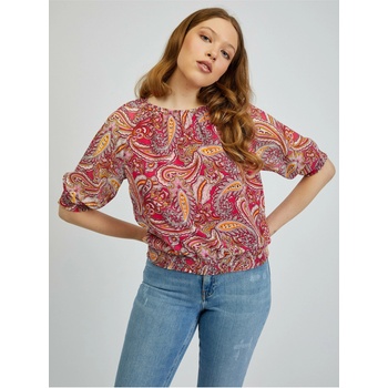orsay Червено-розова дамска блуза с десен ORSAY Orsay | Rozov | ЖЕНИ | XS