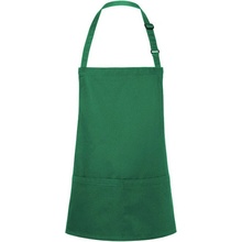 Karlowsky Krátká gastro zástěra KY123 Forest-Green 75x60cm