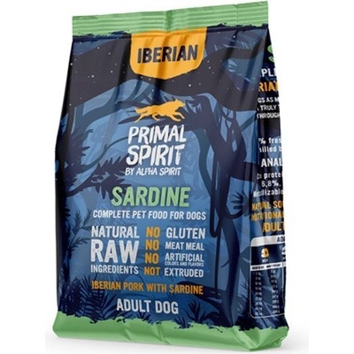 Primal Spirit Dog 60% Iberian Pork with Sardine 2 x 12 kg