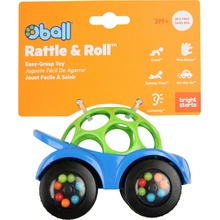Oball autíčko Rattle&Roll modro/zelené