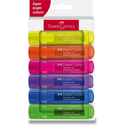 Faber-Castell Textliner 46 Neon sada 6 ks 254646