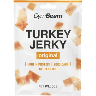 GymBeam Sušené maso Turkey Jerky 50 g – Sleviste.cz