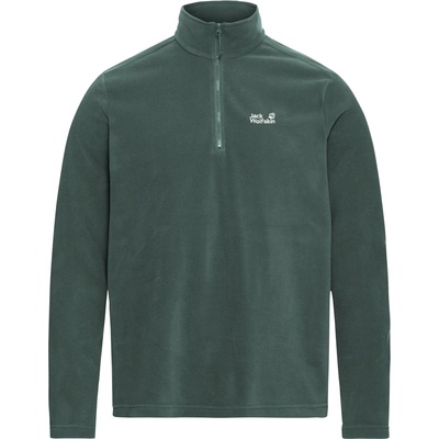 Jack Wolfskin Мъжки поларен пуловер Jack Wolfskin Taunus 100 Halfzip Fleece jumper - Sago Palm - размер XXL (005-7014-0415)