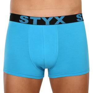 Styx Мъжки боксерки Styx спортен ластик надразмер светло сини Styx | Sin | МЪЖЕ | 5XL