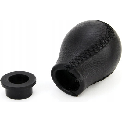 AMiO Hlavice řadicí páky kožená obyčejná černé nitě – Sleviste.cz