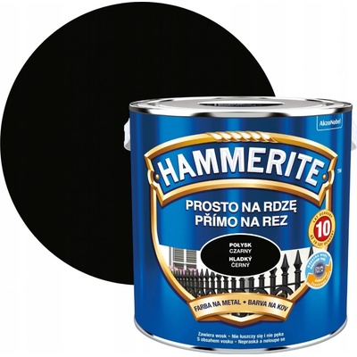 HAMMERITE hladký čierny 2,5l