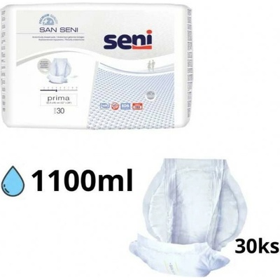 Seni SAN Prima plienky vkladacie anatomické 4 kvap. 1100 ml 30 ks
