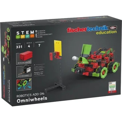 Fischertechnik Конструктор stem РОБОТИКА ДОПЪЛНЕНИЕ МНОГОФУНКЦИОНАЛНИ КОЛЕЛА (559898)