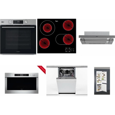Set Whirlpool OMSK58HU1SX + AKT 8190/BA + AKR 749/1 IX + AMW 423/IX + WSIO 3O34 PFE X + ART 66112