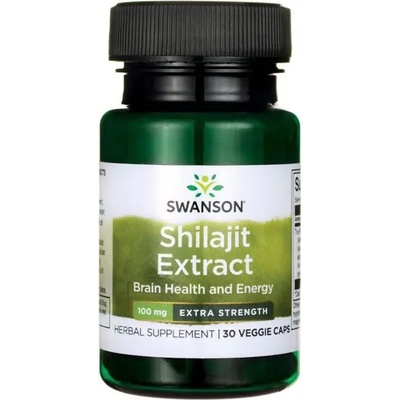 Swanson Shilajit Extract, 100 mg, 30 капсули, Swanson (SWH214)