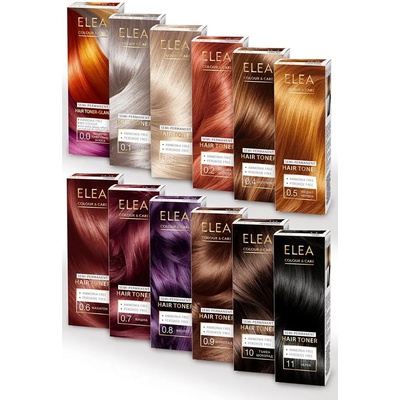 ELEA Professional тонер за коса, Номер 11, Черен, 1 брой