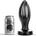Анален разширител с ивици, 21см. - All Black Anal Plug (D-222817)