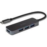 Ttec USB хъб ttec - 4 в 1 Multiport, 4x USB-A Converter, USB-C, черен (8694470827865)