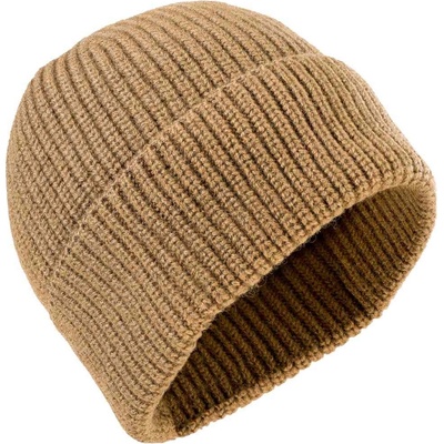 Čepice zimní pletená Classic merino coyote