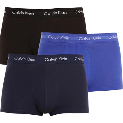 Calvin Klein sada boxerek Cotton Stretch 3P Lr Trunk U2664G 4KU Blue ShadowCobalt WaterBlack – Zbozi.Blesk.cz