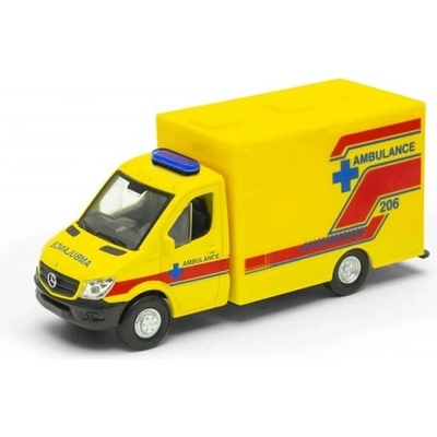 Welly Mercedes-Benz Sprinter Ambulance Žltá 1:34