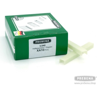 Plastové spony Prebena typ XA, délka 10 mm, 5.040 ks